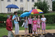 Gemeinde- und Abschlussfest im Gewittersommer 2012