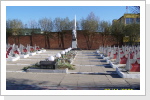 Der Ehrenfriedhof der im 2. Weltkrieg gefallenen.